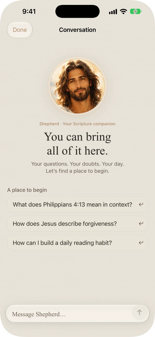 Shepherd · Your Scripture companion