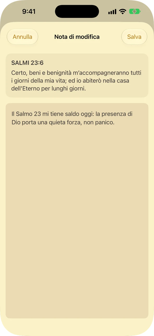 Note e evidenziazioni