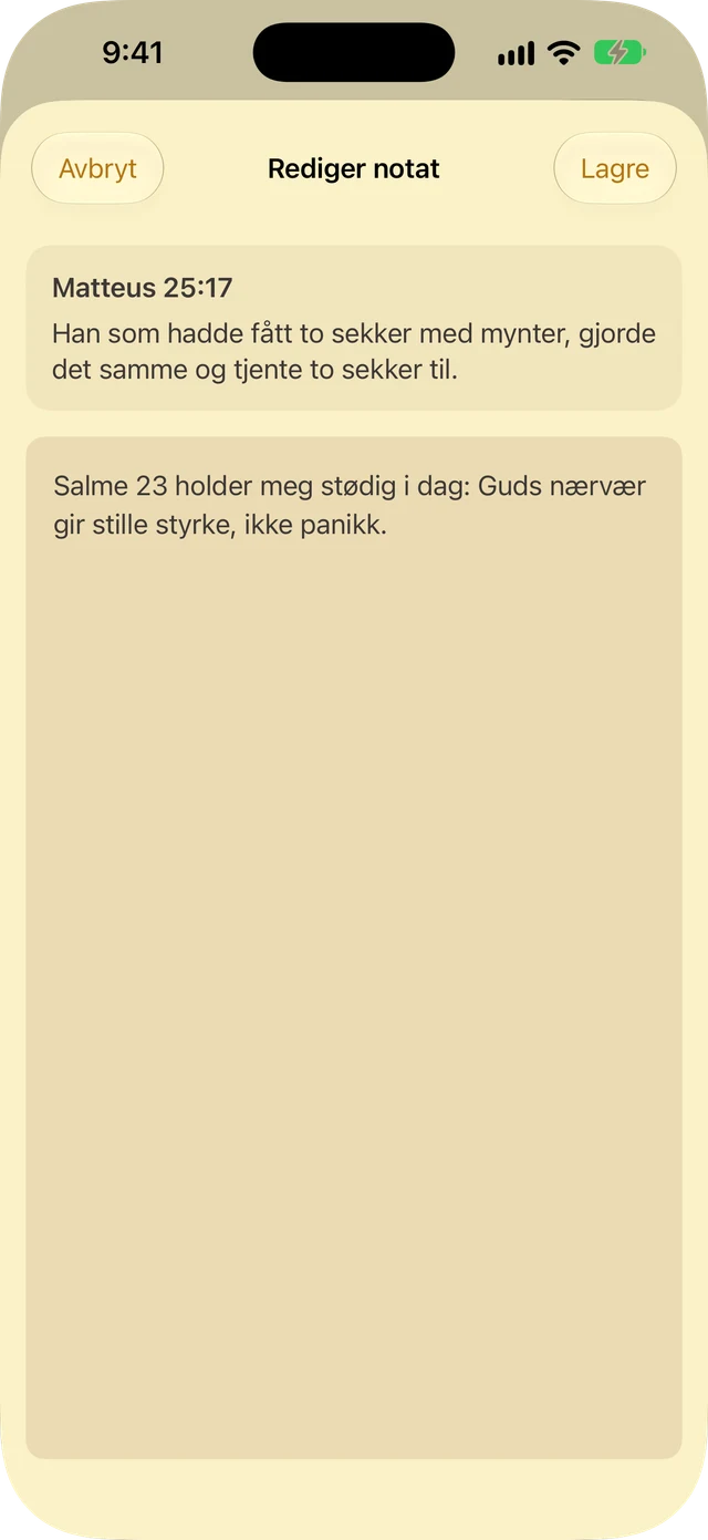 Notat og markeringar