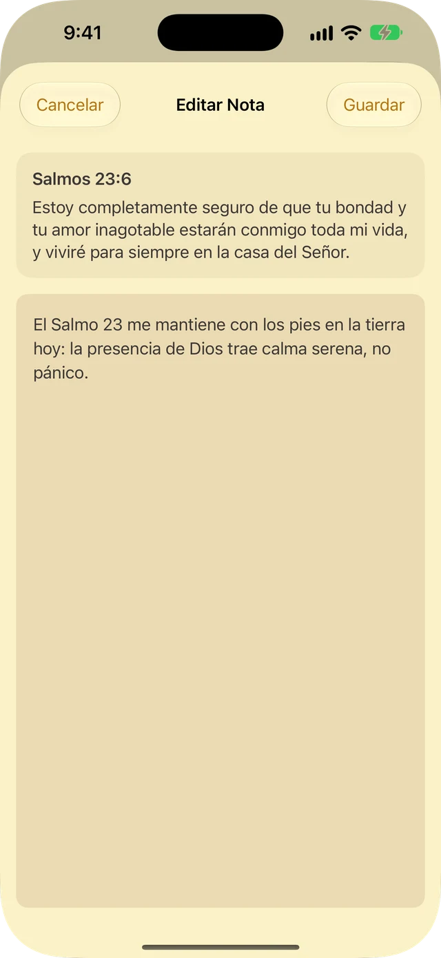 Notas y resaltados