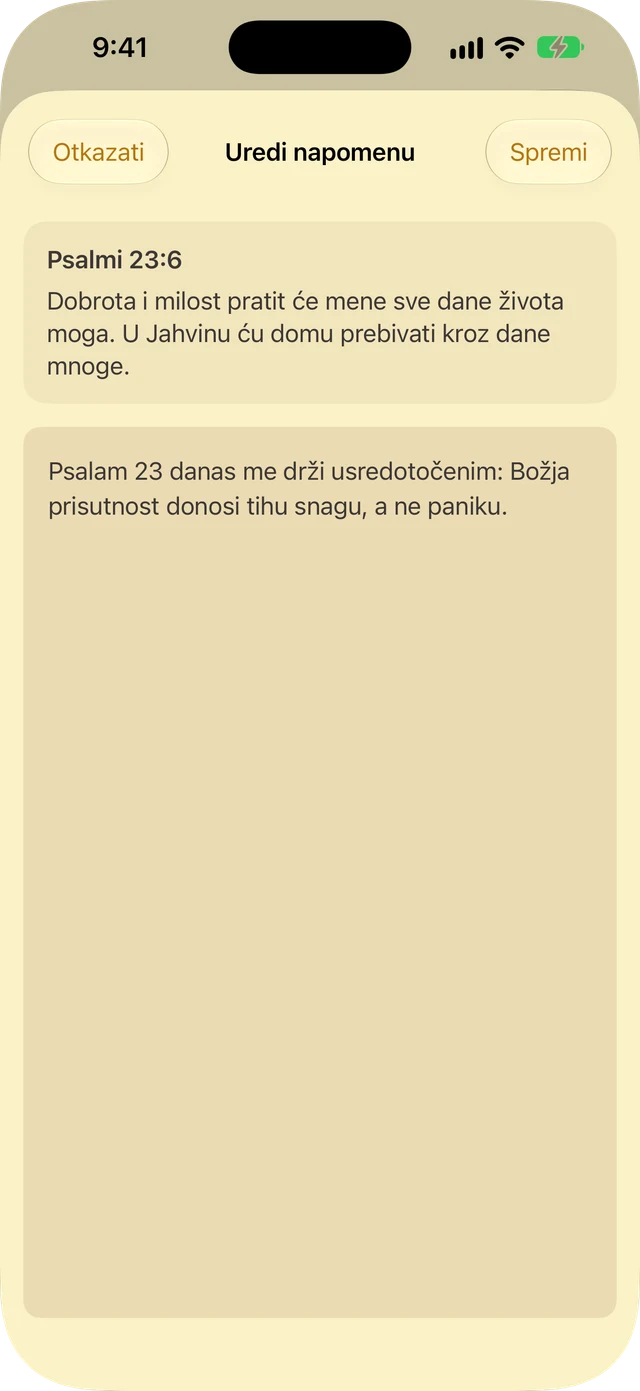 Bilješke i isticanja