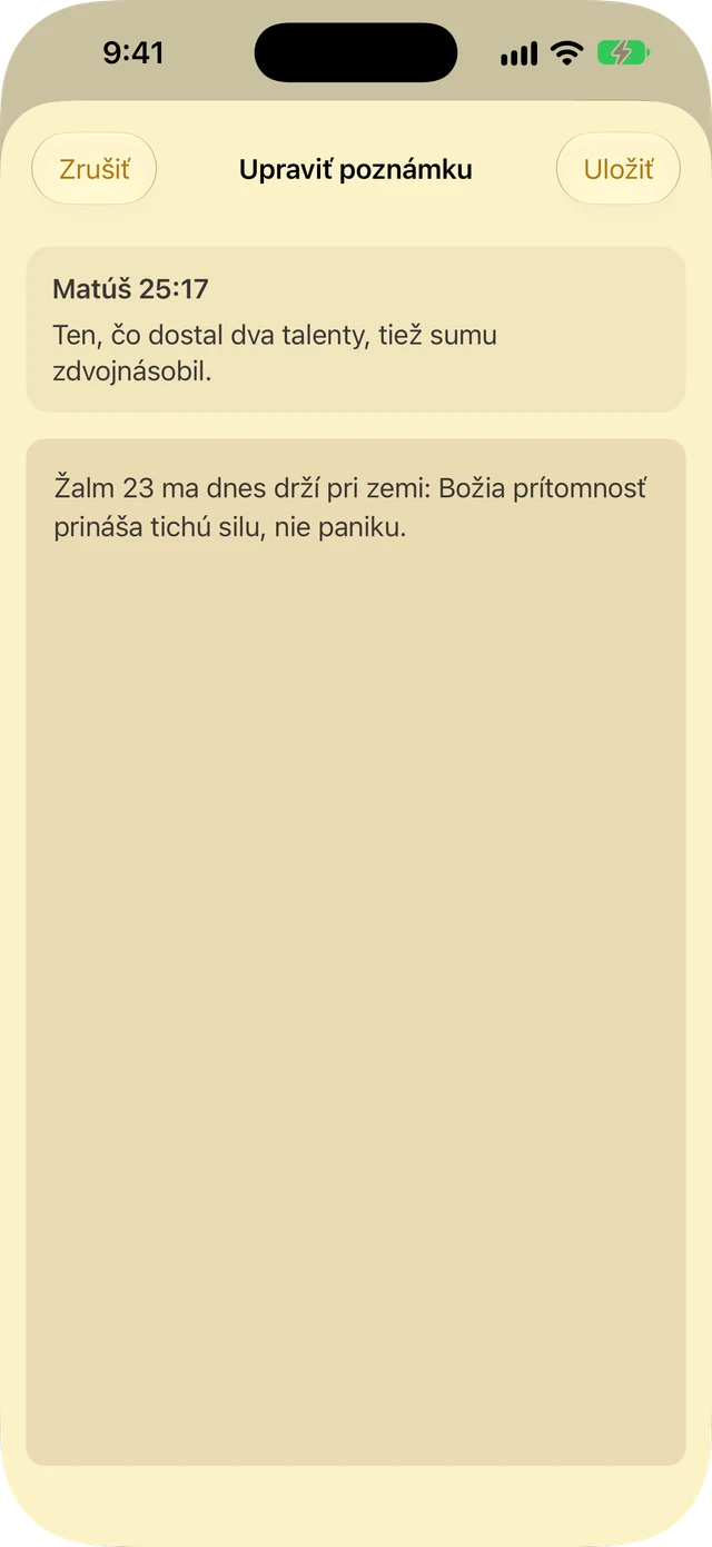 Poznámky a zvýraznenia