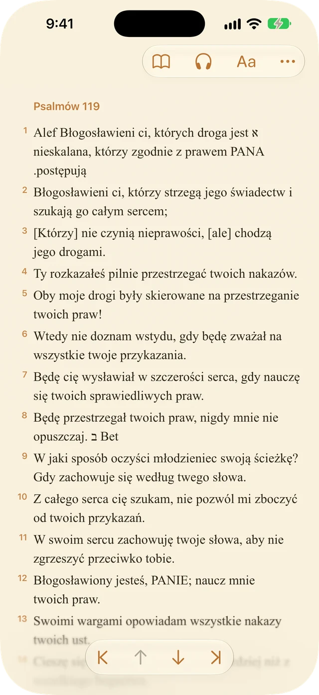 Ustawienia czytnika