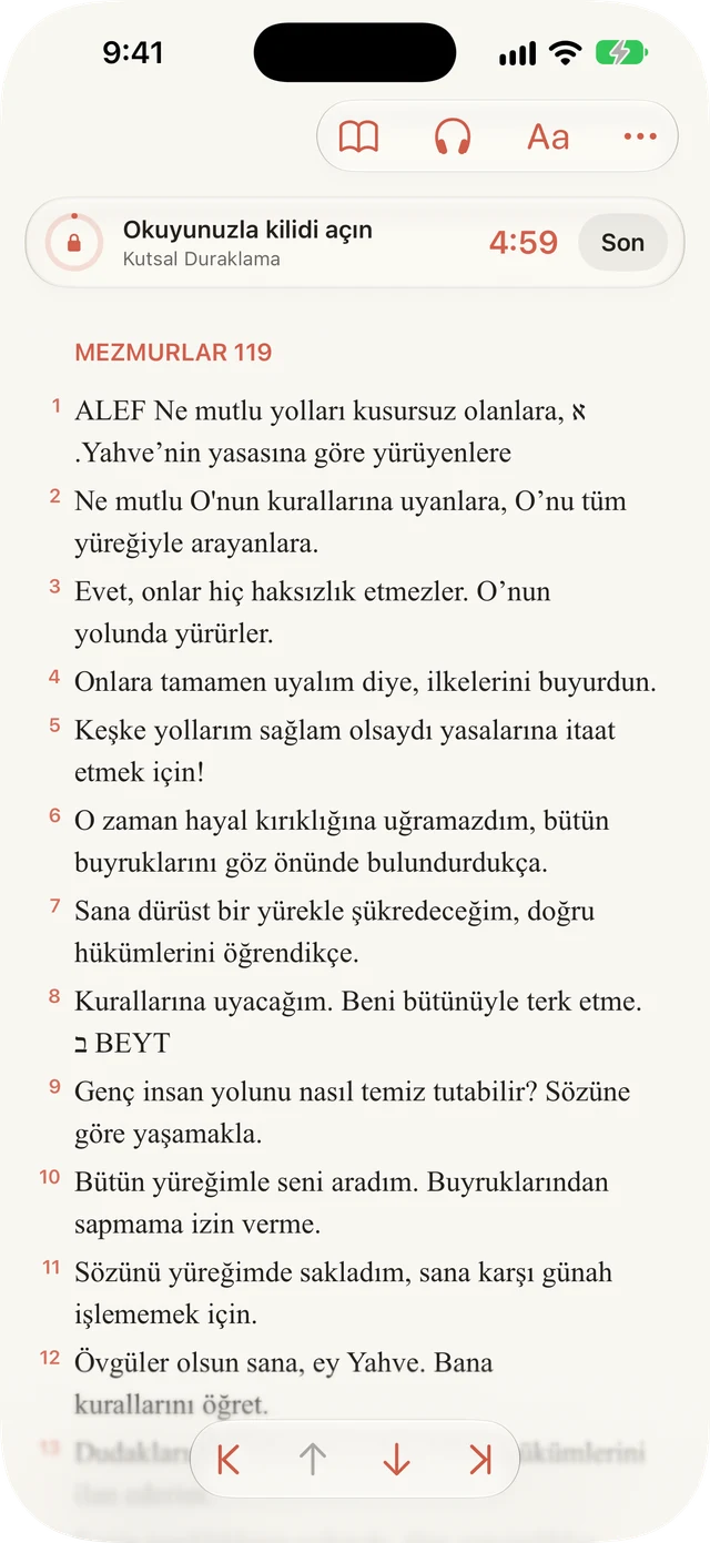 Okurken dikkat dağıtıcıları engelleyin.