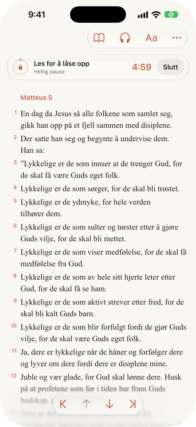 Blokker distraksjonar medan du les.