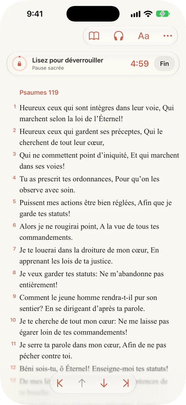 Bloquez les distractions pendant la lecture.
