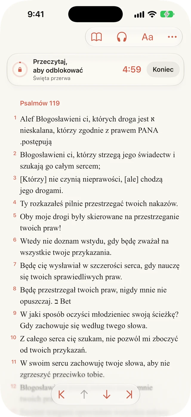 Blokuj rozpraszacze podczas czytania.