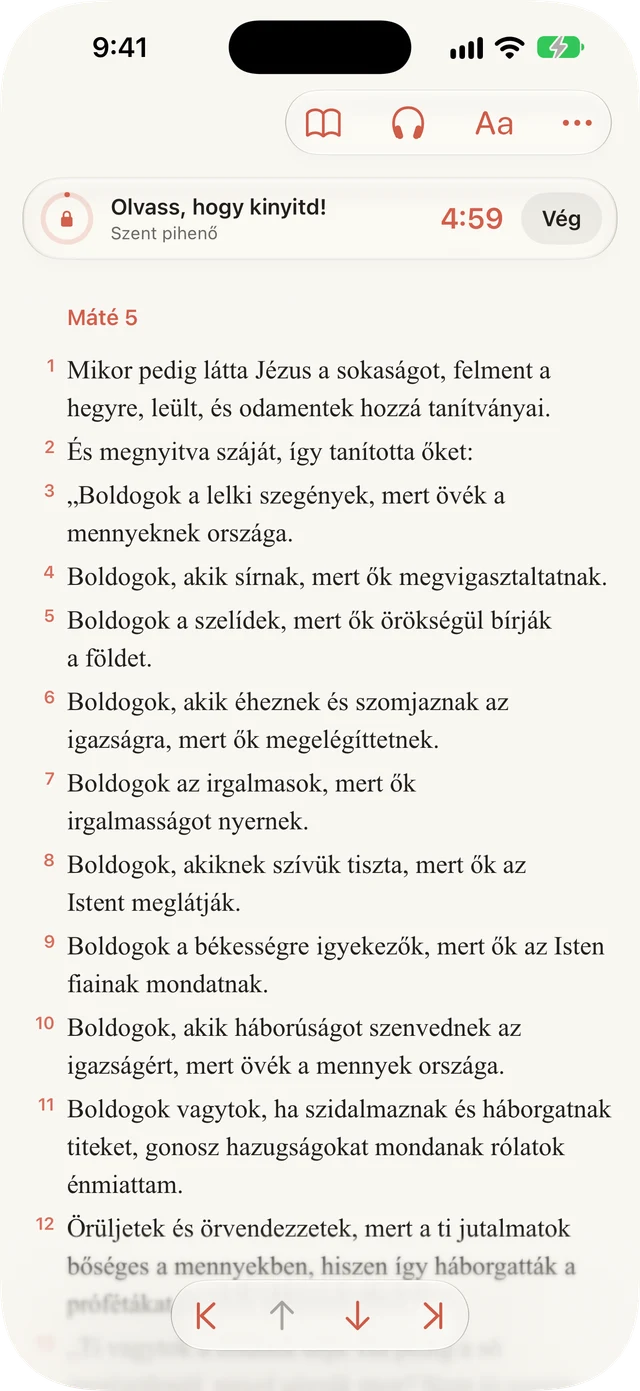 Blokálja az elterelő tényezőket az olvasás közben.