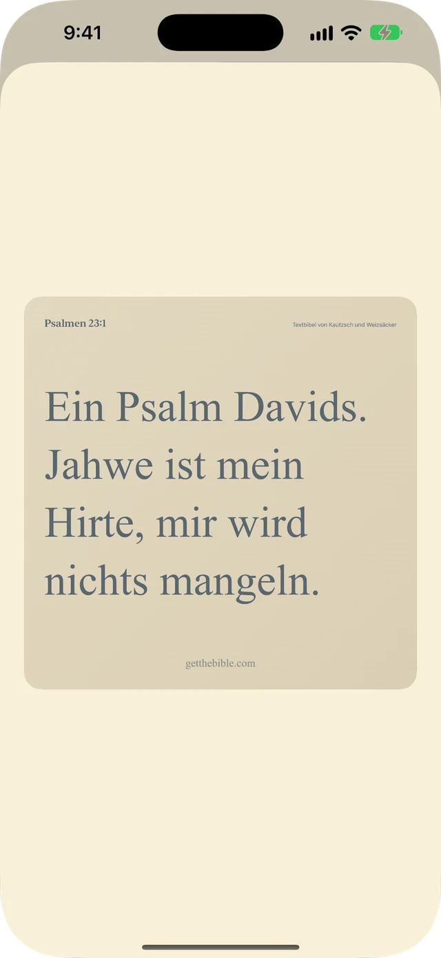 Teilen Sie Verse, Notizen und Gebete.