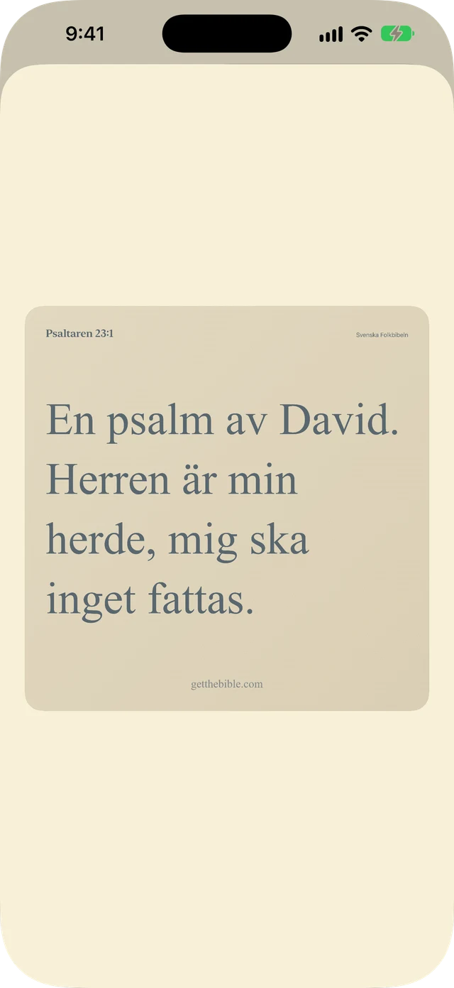 Dela verser, anteckningar och böner.