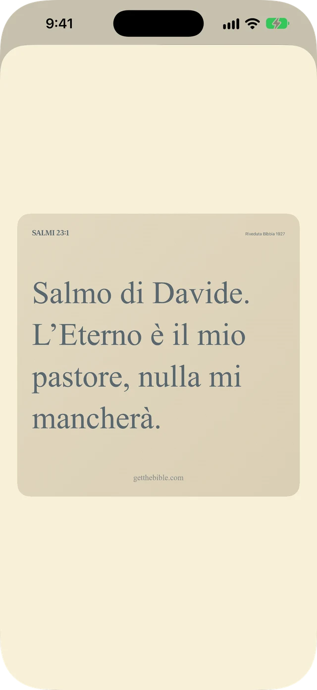 Condividi versetti, note e preghiere.