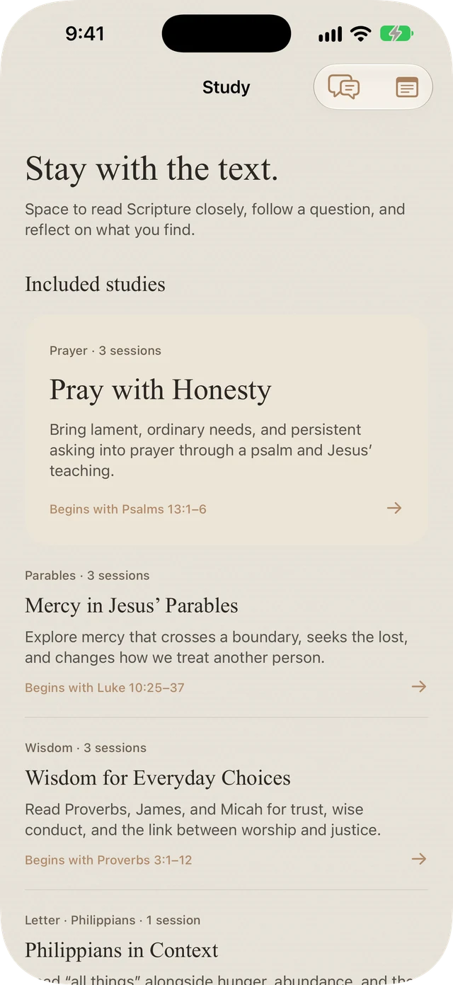 Bible Brite’s included studies on prayer, parables, wisdom, and Philippians