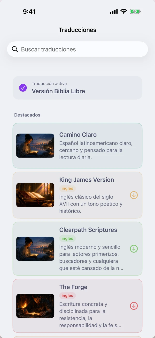 Seis traducciones originales