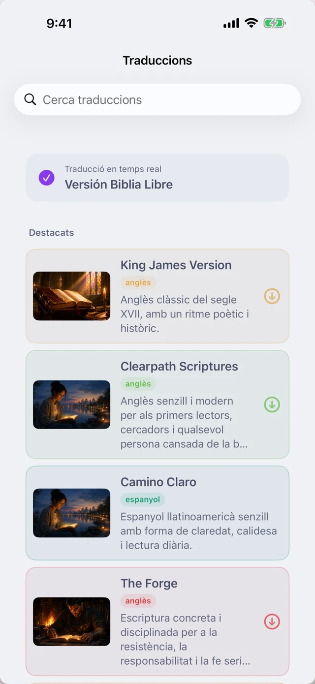 Sis traduccions originals