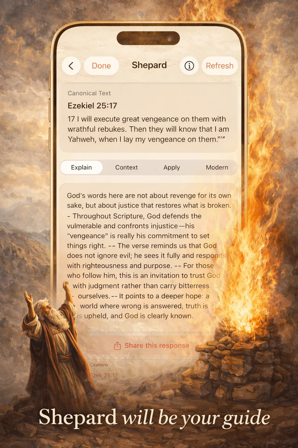 Verse explanations and chat