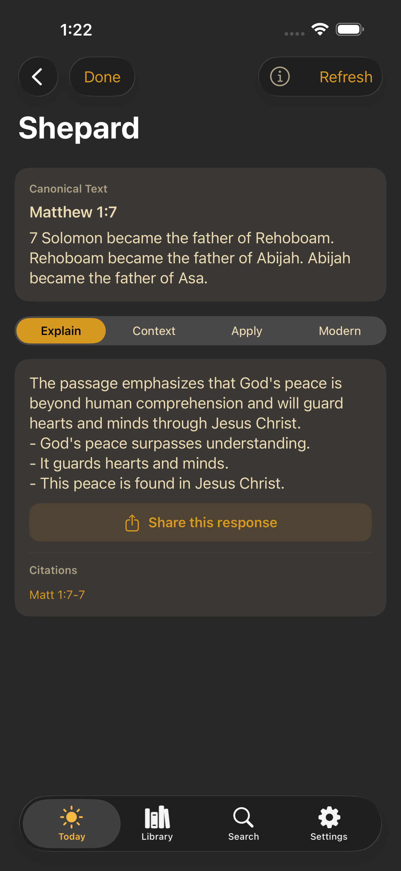 On-device study guide (Shepard)